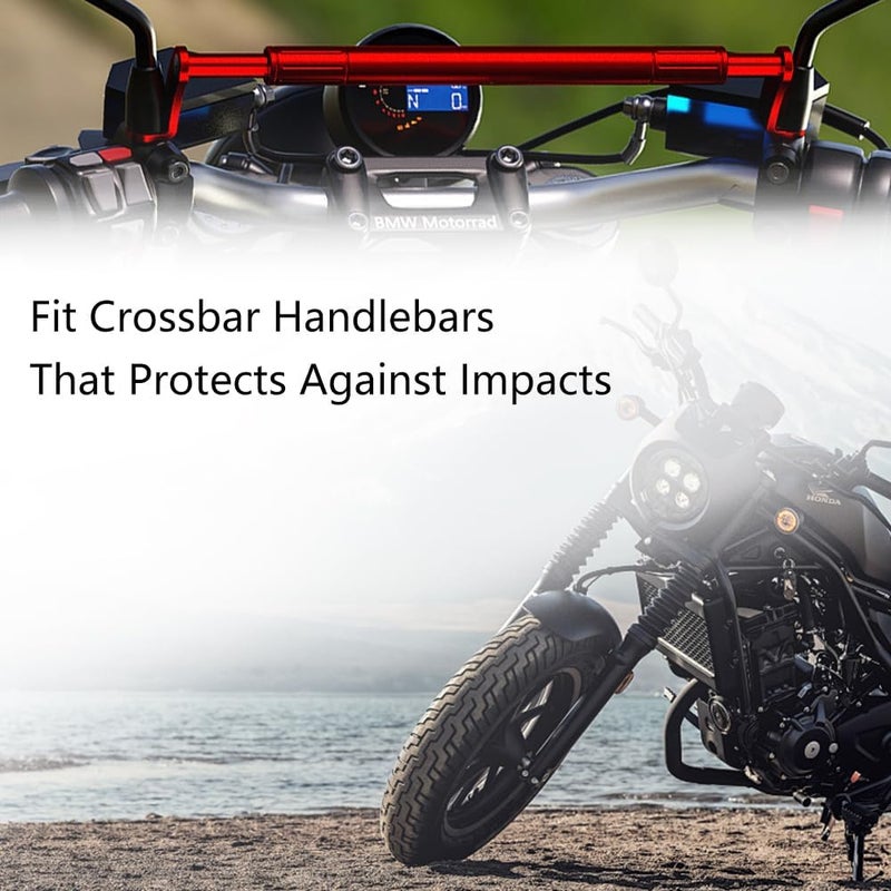 TWZKXC Crossbar Handlebar Pad, 2 Pack Handlebar Protector Round Foam Motorcycle Pad Dirt Bike Handlebar Protector for ATV Motocross Bike, Bar High-Density Foam Pad for Motorcycle, Black(7.87" and 9.84") - Image 3